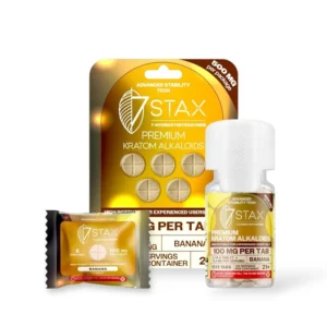 7 Stax 7 Hydroxymitragynine Tablets Banana 100mg Per Tablet