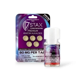 7 Stax 7 Hydroxymitragynine Tablets Blueberry Pie 80mg
