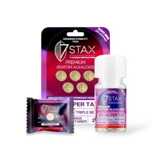7 Stax 7 Hydroxymitragynine Tablets Triple Berry 100mg Per Tablet