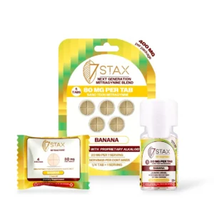 7 Stax Next Generation Mitragynine Blend Tablets Banana 80mg Per Tablet