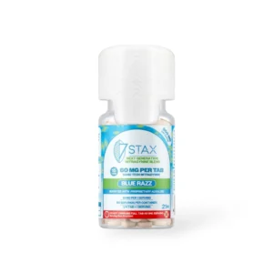 7 Stax Next Generation Mitragynine Blend Tablets Blue Razz 60mg Per Tablet