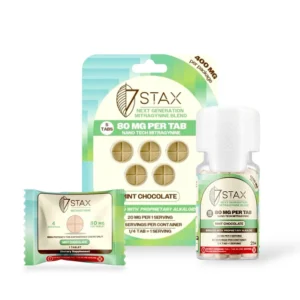 7 Stax Next Generation Mitragynine Blend Tablets Mint Chocolate 80mg Per Tablet