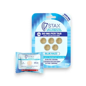 7 Stax Next Generation Mitragynine Blend Tablets Blue Razz 80mg Per Tablet